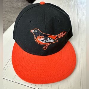 NWOT Baltimore Orioles MLB Genuine Baseball Cap Hat Bird Logo Embroidered Orange
